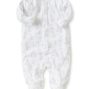 Kissy Kissy - Giraffe Generations Print Footie Pajamas